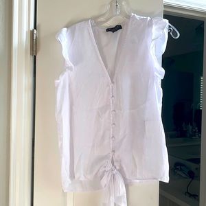 Iridescent white blouse never worn